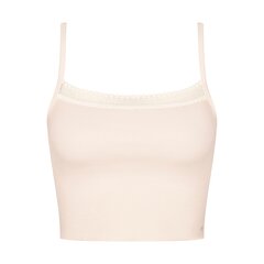 Miego palaidinė moterims Triumph Sloggi Go Ribbed Crop Top 7613142361668, balta kaina ir informacija | Naktiniai, pižamos moterims | pigu.lt