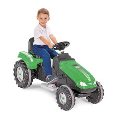 Vienvietis akumuliatorinis traktorius Woopie Farmer PowerTrac, žalias kaina ir informacija | Elektromobiliai vaikams | pigu.lt