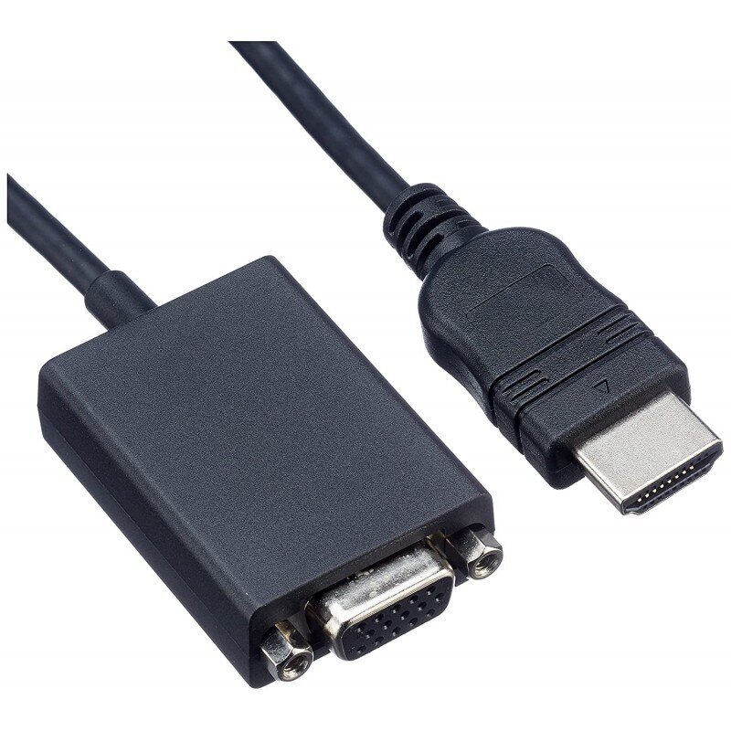 Ecoda HDMI adapteris į VGA su AUX išvestimi, 0.2m kaina ir informacija | Adapteriai, USB šakotuvai | pigu.lt