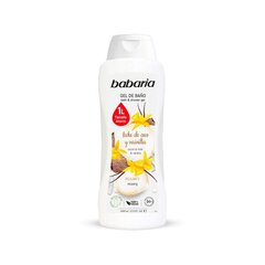 Pieno ir vanilės dušo želė Babaria Coconut, 1000 ml цена и информация | Масла, гели для душа | pigu.lt