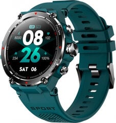Умные часы DCU STRAVA, циановый 1,3" цена и информация | Смарт-часы (smartwatch) | pigu.lt