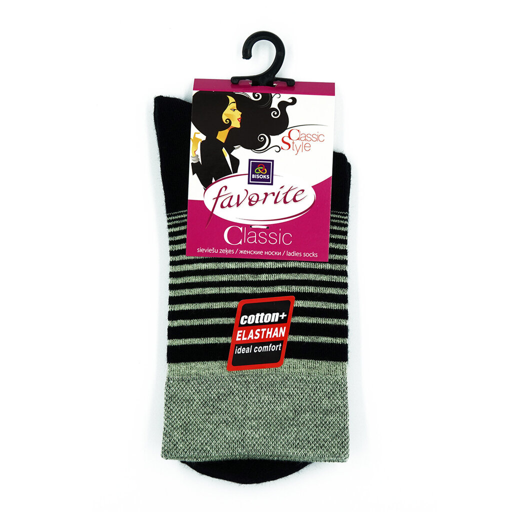 Kojinės moterims Favorite 22172, juodos kaina ir informacija | Moteriškos kojinės | pigu.lt