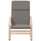 Poilsio kėdė vidaXL, pilka kaina ir informacija | Svetainės foteliai | pigu.lt