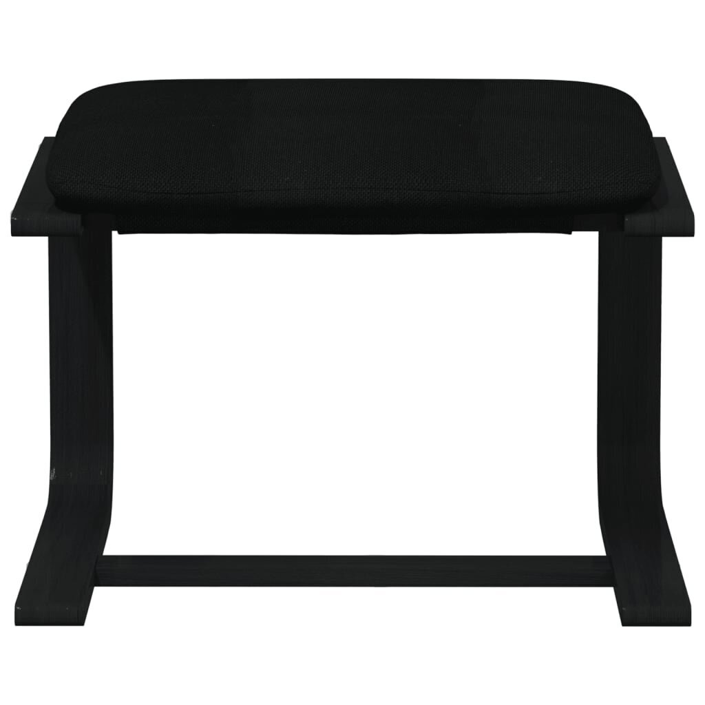 Poilsio kėdė vidaXL, juoda kaina ir informacija | Svetainės foteliai | pigu.lt