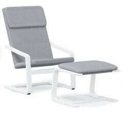 Кресло для отдыха, серое цена и информация | Кресла в гостиную | pigu.lt