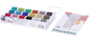 Металлизированные нитки Madeira Metallic Glamour 8020 цена и информация | Принадлежности для вышивания | pigu.lt