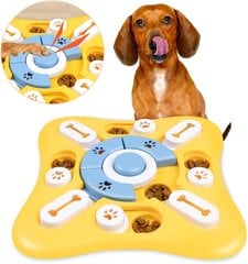 Interaktyvus žaidimas šunims, geltonas kaina ir informacija | Žaislai šunims | pigu.lt