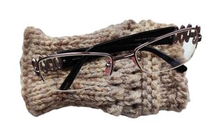 Dekoratyvinis rankų darbo akinių dėklas Initasworks, 1 vnt. kaina ir informacija | Akinių ir lęšių aksesuarai | pigu.lt