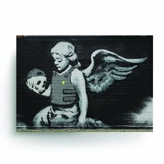 Настенный плакат Banksy граффити падший ангел Декор интерьера - 60 х 43 см цена и информация | Репродукции, картины | pigu.lt