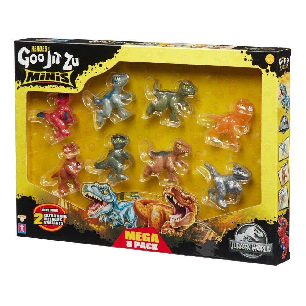 Dinozaurų figurėlių rinkinys GooJitZu, 8vnt kaina ir informacija | Žaislai berniukams | pigu.lt