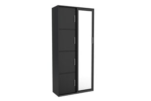Шкаф Brent Edward, черный цвет цена и информация | Шкафы | pigu.lt