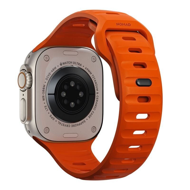 Nomad Sport Strap M/L Orange kaina ir informacija | Išmaniųjų laikrodžių ir apyrankių priedai | pigu.lt