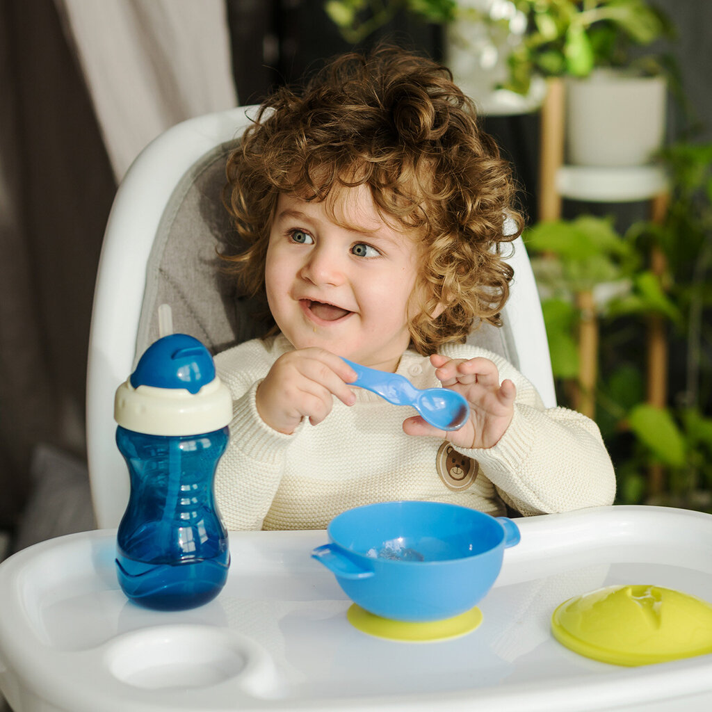 Baboo limpančio dubenėlio rinkinys, geltonas, 6+ mėn kaina ir informacija | Kūdikių indai, indeliai pienui ir įrankiai | pigu.lt