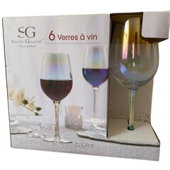 Vyno taurių rinkinys, 6 vnt. kaina ir informacija | Taurės, puodeliai, ąsočiai | pigu.lt