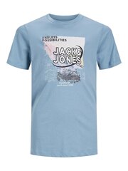 Jack & Jones детская футболка 12234450*01, голубой 5715368821543 цена и информация | Рубашка для мальчиков | pigu.lt