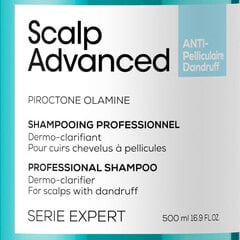 Valantis šampūnas nuo pleiskanų L‘Oreal Scalp Advanced Anti-Dandruff Shampoo, 500ml kaina ir informacija | Šampūnai | pigu.lt