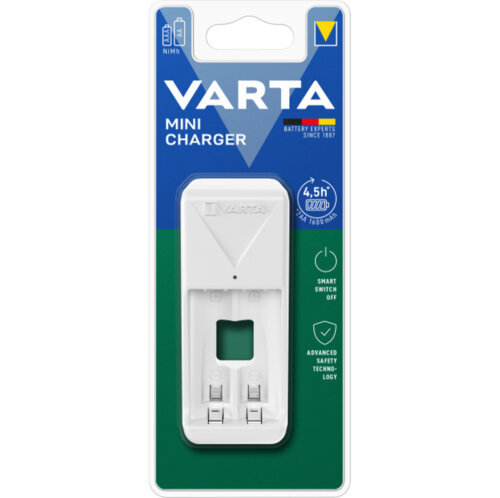 Varta Mini Charger 57656 baterijų įkroviklis цена и информация | Elementų krovikliai | pigu.lt