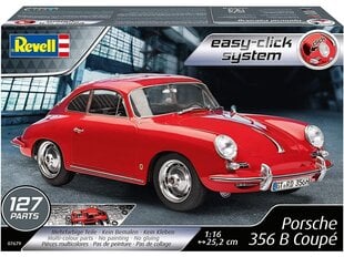 Konstruktorius Revell Porsche 356 Coupe easy-click, 1/16, 07679 kaina ir informacija | Konstruktoriai ir kaladėlės | pigu.lt