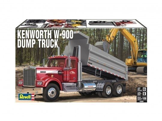 Konstruktorius Revell Kenworth W-900 Dump Truck, 1/25, 12628 kaina ir informacija | Konstruktoriai ir kaladėlės | pigu.lt