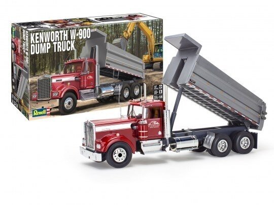 Konstruktorius Revell Kenworth W-900 Dump Truck, 1/25, 12628 kaina ir informacija | Konstruktoriai ir kaladėlės | pigu.lt