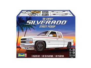 Revell - 1999 Chevy Silverado Custom Pickup, 1/24, 14538 цена и информация | Конструкторы и кубики | pigu.lt