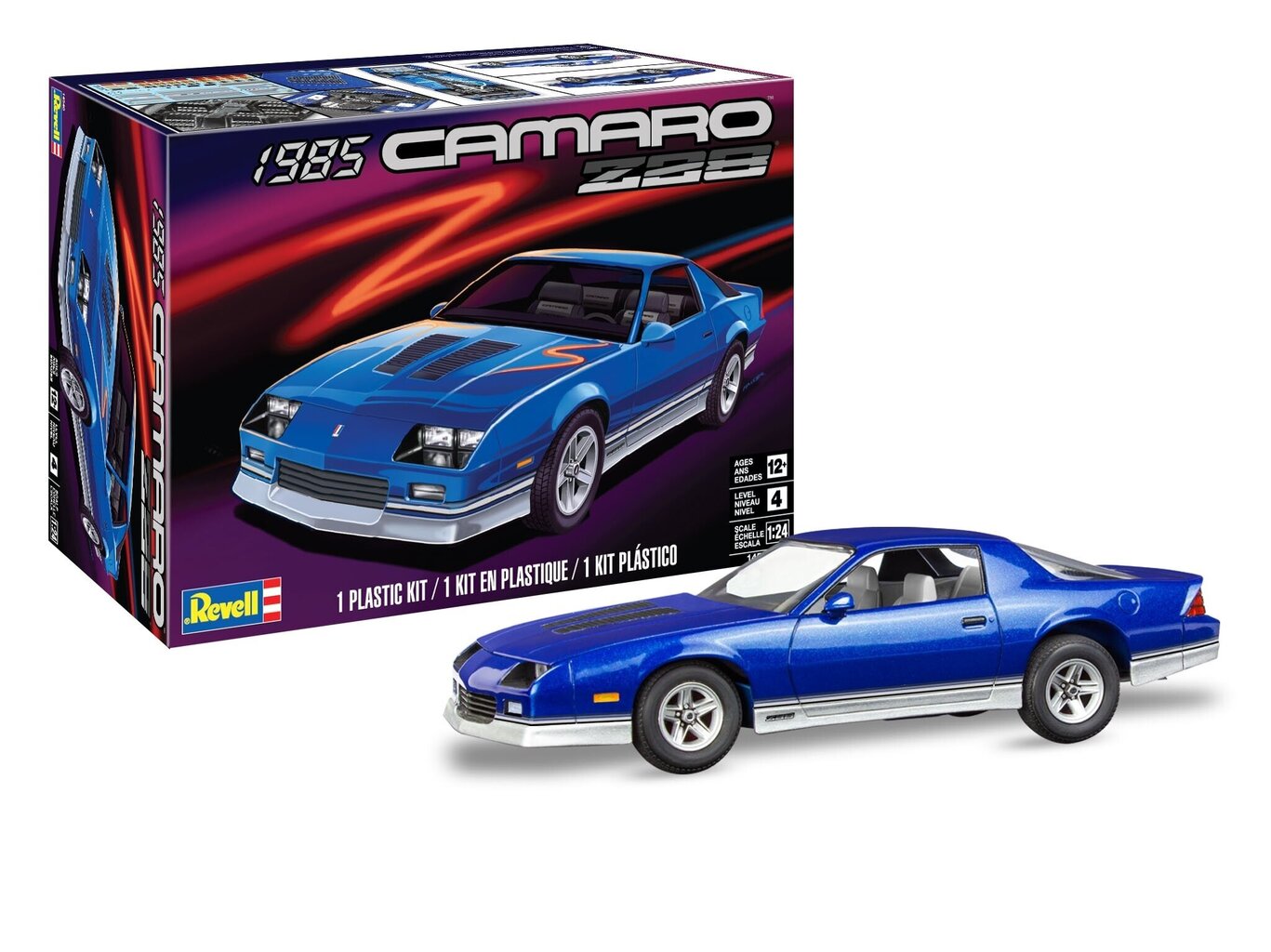 Konstruktorius Revell 1985 Chevy Camaro Z28, 1/24, 14540 kaina ir informacija | Konstruktoriai ir kaladėlės | pigu.lt