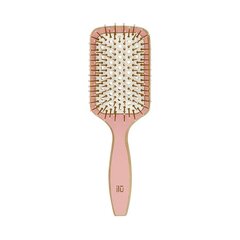 Щетка для распутывания волос Ilū Bamboom Квадратный Розовый цена и информация | Расчески, щетки для волос, ножницы | pigu.lt