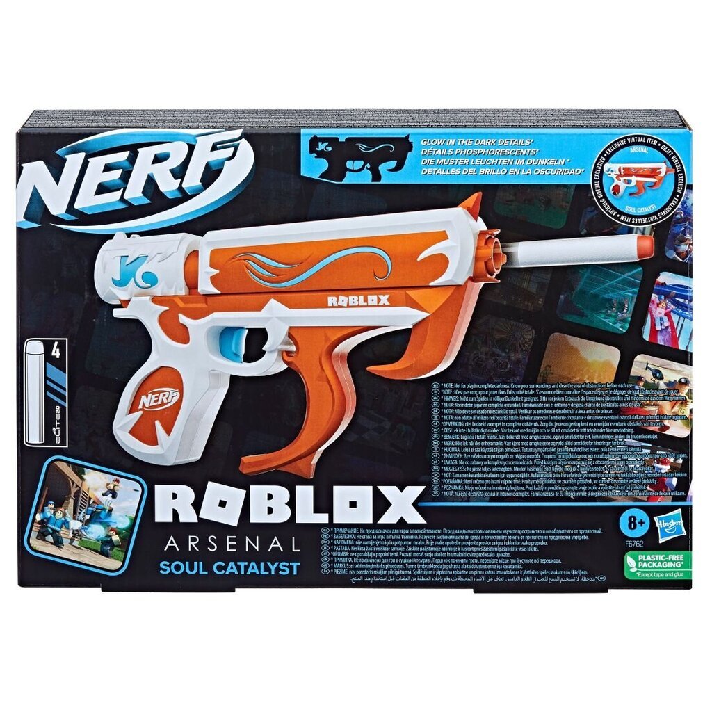 Žaislinis šautuvas Nerf Roblox Arsenal Soul Catalyst kaina ir informacija | Žaislai berniukams | pigu.lt