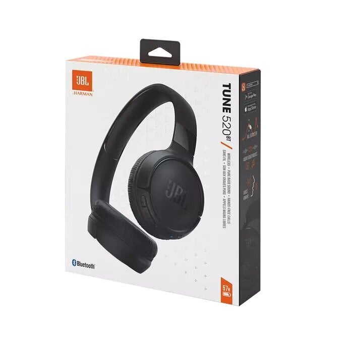 JBL Tune 520BT JBLT520BTBLKEU kaina ir informacija | Ausinės | pigu.lt