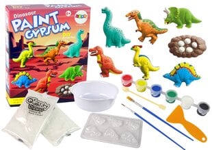 Kūrybinis gipso liejinių rinkinys dažyti Dinozaurai kaina ir informacija | Lavinamieji žaislai | pigu.lt