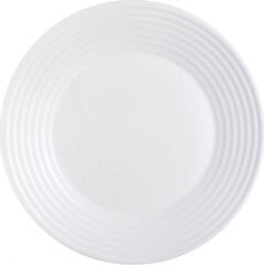 Мелкая тарелка Luminarc Harena Белый Cтекло (Ø 27 cm) (24 штук) цена и информация | Посуда, тарелки, обеденные сервизы | pigu.lt
