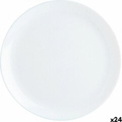 Плоская тарелка Luminarc Diwali Белый Cтекло (Ø 27 cm) (24 штук) цена и информация | Посуда, тарелки, обеденные сервизы | pigu.lt