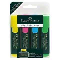 Набор маркеров Faber-Castell Флюоресцентный 5 штук цена и информация | Принадлежности для рисования, лепки | pigu.lt