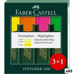 Набор флуоресцентных маркеров Faber-Castell 65 штук цена и информация | Kanceliarinės prekės | pigu.lt