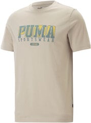 Puma Футболки Graphics Retro Tee Granola Cream 674486 88 674486 88/L цена и информация | Мужские футболки | pigu.lt