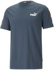 Футболки Puma Ess+ Tape Tee Dark Blue 847382 16 847382 16/2XL цена и информация | Мужская спортивная одежда | pigu.lt