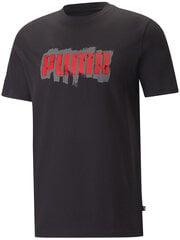 Puma Футболки Graphics Puma Wording Black 674475 01 674475 01/L цена и информация | Мужские футболки | pigu.lt