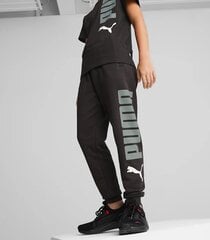 Puma детские спортивные штаны  673265*01, черный 4065453086465 цена и информация | Штаны для мальчиков | pigu.lt