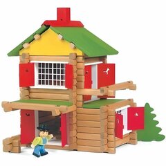 Konstruktorius Playset Jeujura My Wooden Chalet, 135 d. kaina ir informacija | Konstruktoriai ir kaladėlės | pigu.lt