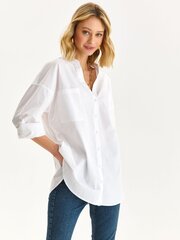 Marškiniai moterims Top Secret LKK176942.2684, balti цена и информация | Женские блузки, рубашки | pigu.lt