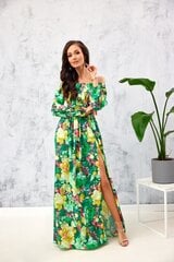 Suknelė moterims Roco Fashion LKK176910.2684, žalia цена и информация | Платья | pigu.lt