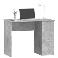Rašomasis stalas vidaXL, pilkas kaina ir informacija | Kompiuteriniai, rašomieji stalai | pigu.lt