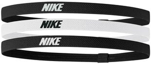 Nike Galvos Juosta Elastic Headbands 2.0 3P White Black N1004529 036 kaina ir informacija | Kepurės moterims | pigu.lt