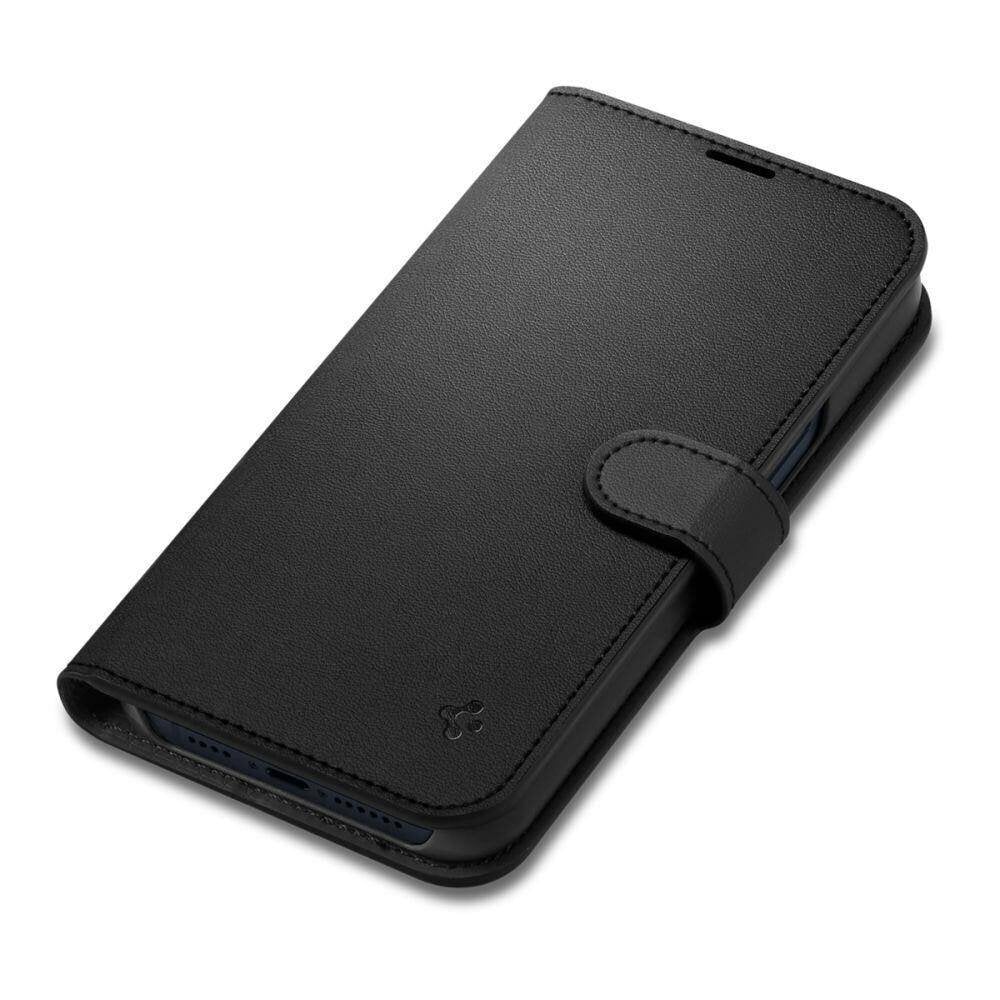 Spigen Black Wallet S, juodas kaina ir informacija | Telefono dėklai | pigu.lt