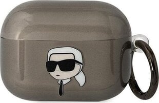 Беспроводные наушники Karl Lagerfeld 3D Logo NFT Choupette TPU Case for Airpods 1|2 White цена и информация | Наушники | pigu.lt