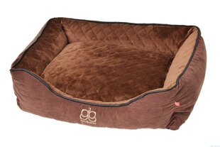 Лежак для домашних животных Amibelle, коричневый цена и информация | Лежаки, домики | pigu.lt
