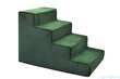 Laiptai augintiniams Amibelle Atlanta Velvet, žali kaina ir informacija | Guoliai, pagalvėlės | pigu.lt