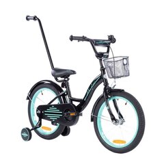 Vaikiškas dviratis Tomabike, 18", juodos/turkio spalvos kaina ir informacija | Dviračiai | pigu.lt