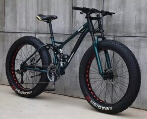 Kalnų dviratis Louke Fat Bike X-treme, 26", juodas kaina ir informacija | Dviračiai | pigu.lt