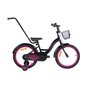 Vaikiškas dviratis Tomabike, 18", juodas/rožinis цена и информация | Dviračiai | pigu.lt